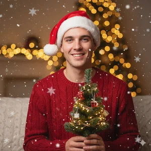 Best christmas photo ai prompt