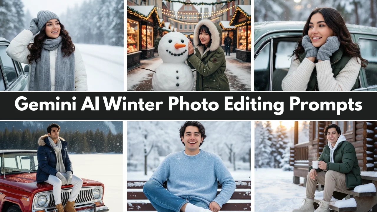 Gemini AI Winter Photo Editing Prompts For Viral Look