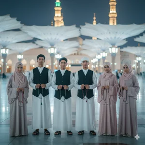 Gemini Prompt for Muslim girl photo