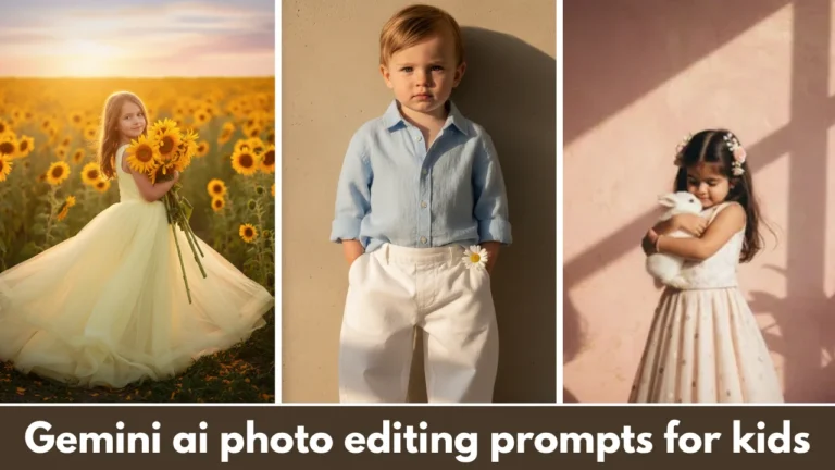 Gemini ai photo editing prompts for kids