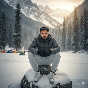 snowfall photo editing ai