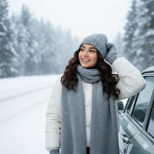 winter ai images for girls