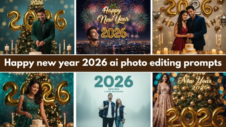 Happy new year 2026 ai photo editing prompts