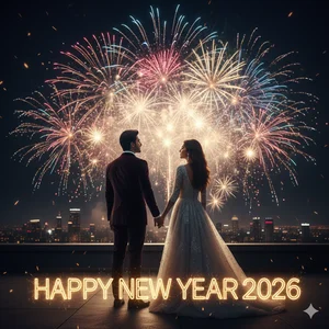 Happy new year 2026 prompt