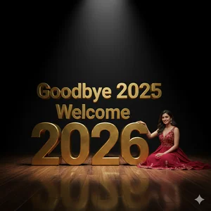 Happy new year prompt ai photo