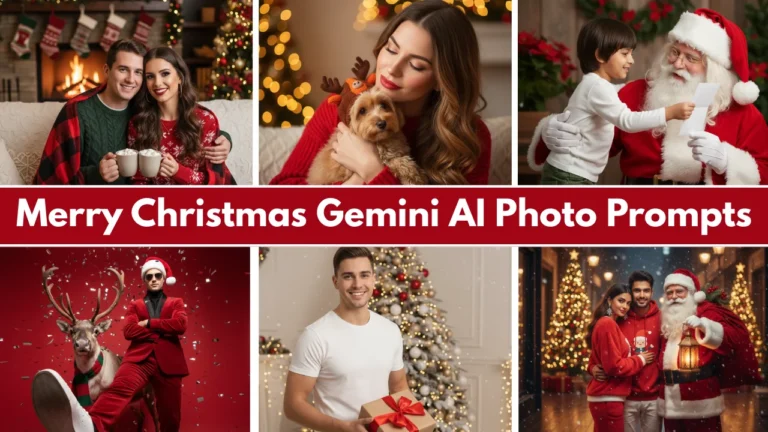 Merry Christmas Gemini AI Photo Prompts