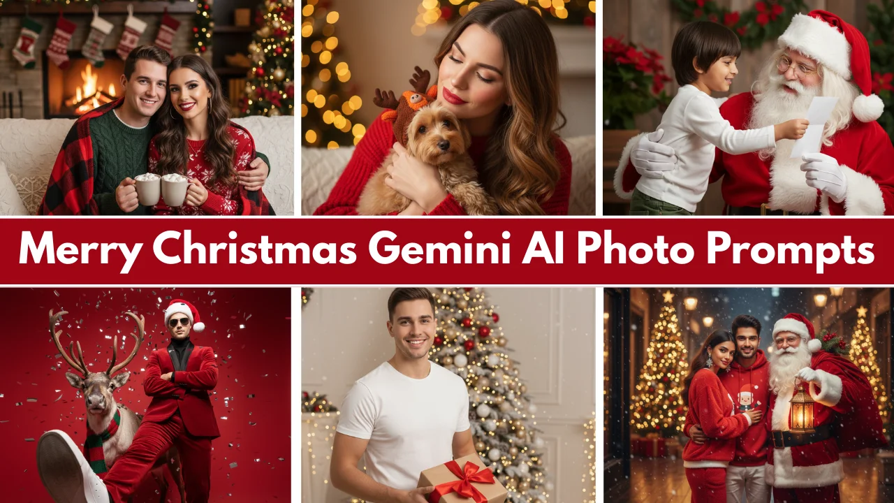 Merry Christmas Gemini AI Photo Prompts 2025