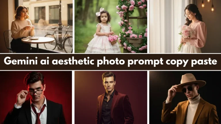 gemini ai aesthetic photo prompt copy paste