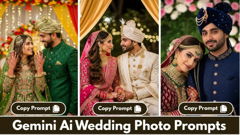 gemini ai wedding photo prompt