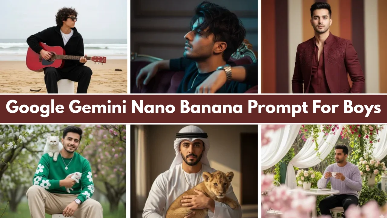 Google Gemini Nano Banana Prompt for Boys Trendy Look