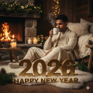 happy new year photo editing prompt free