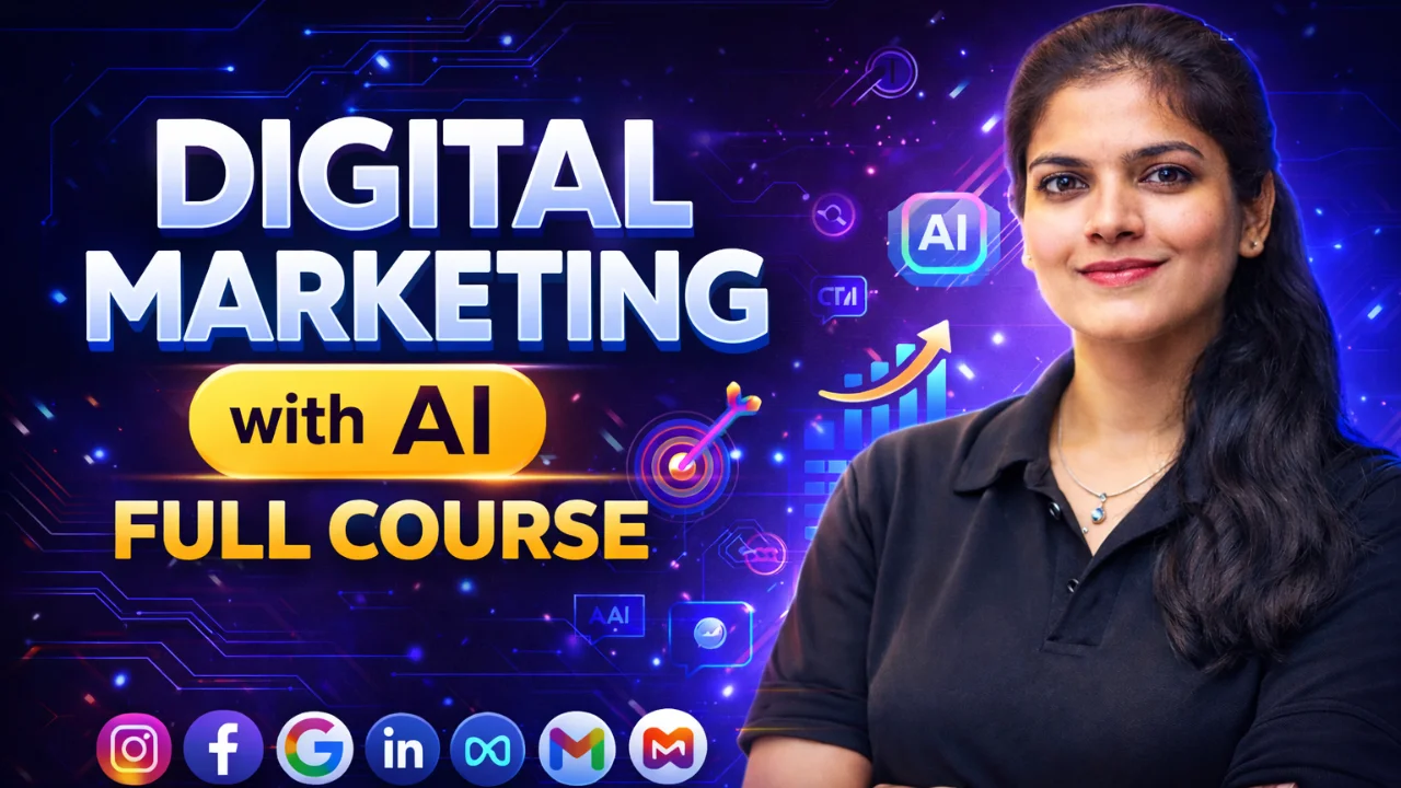 Digital Marketing Course 2026 Free Online Guide, Tools & SEO Basics
