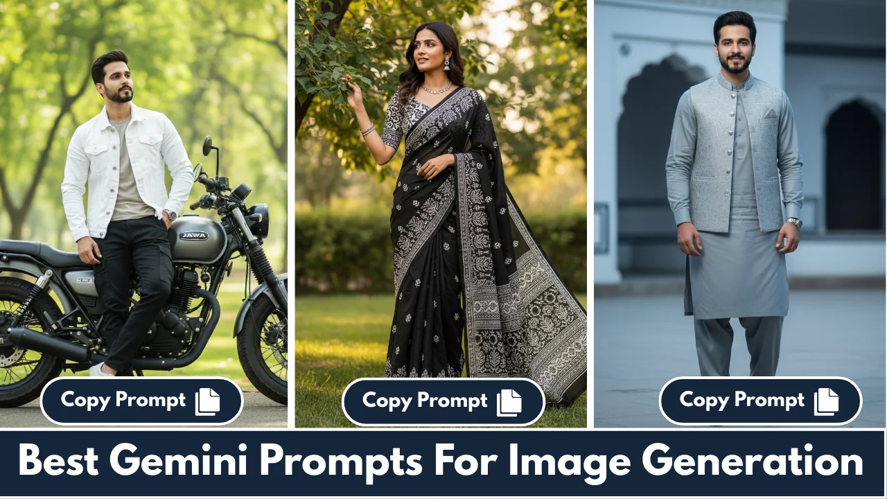 Home 5 Best Gemini Prompts for Image Generation Man & Women