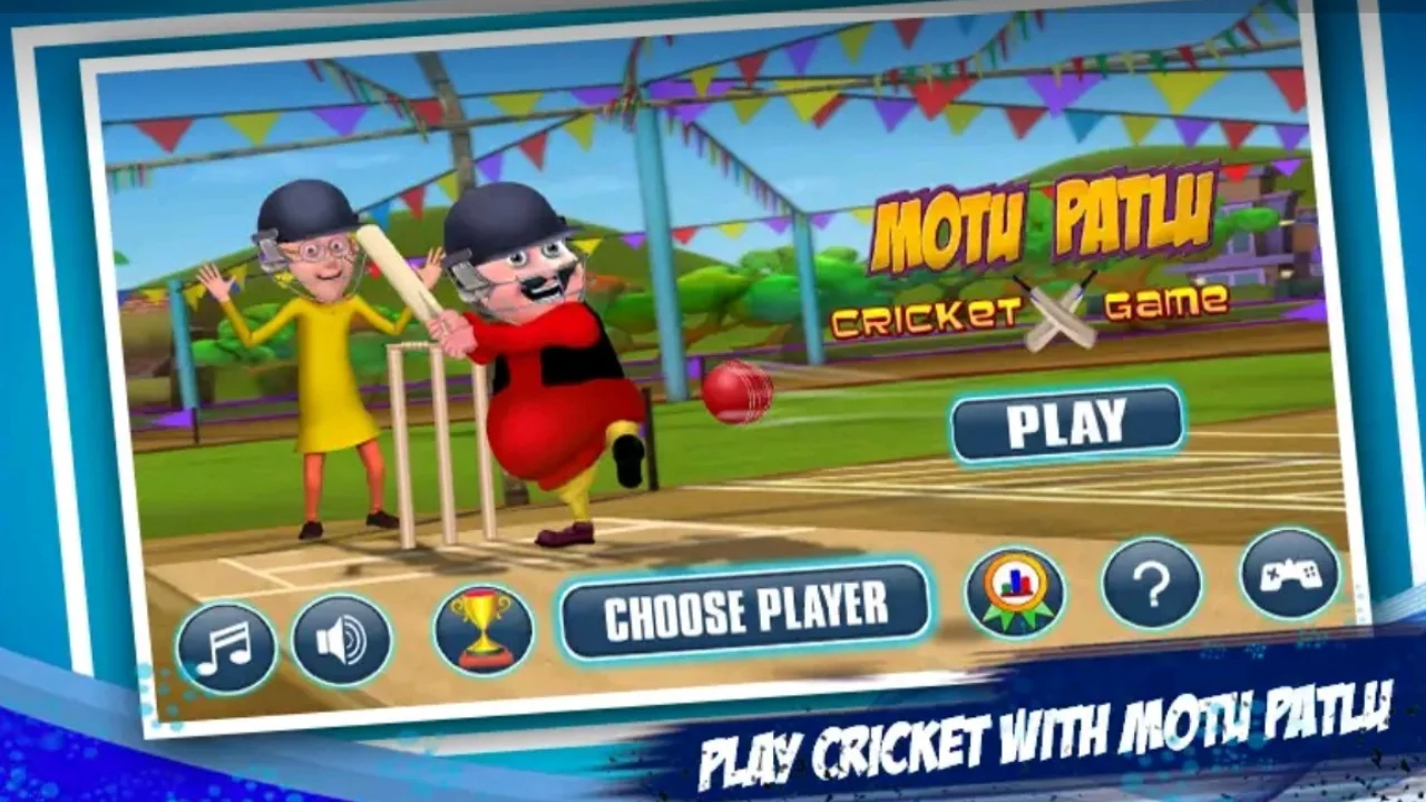 Motu Patlu Cricket Game