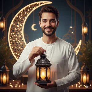 ramadan mubarak ai prompt