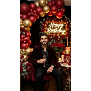 Unique ChatGPT Birthday Photo Editing Prompts 2026 16 stylish birthday photoshoot of young indian boy