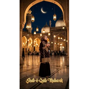 Islamic Shab e Qadr Photo Editing Prompts 2026 5 laylatul qadr mubarak prompt