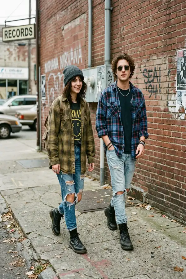 28 Creative Couples Halloween Costumes 6 90s Grunge Duo