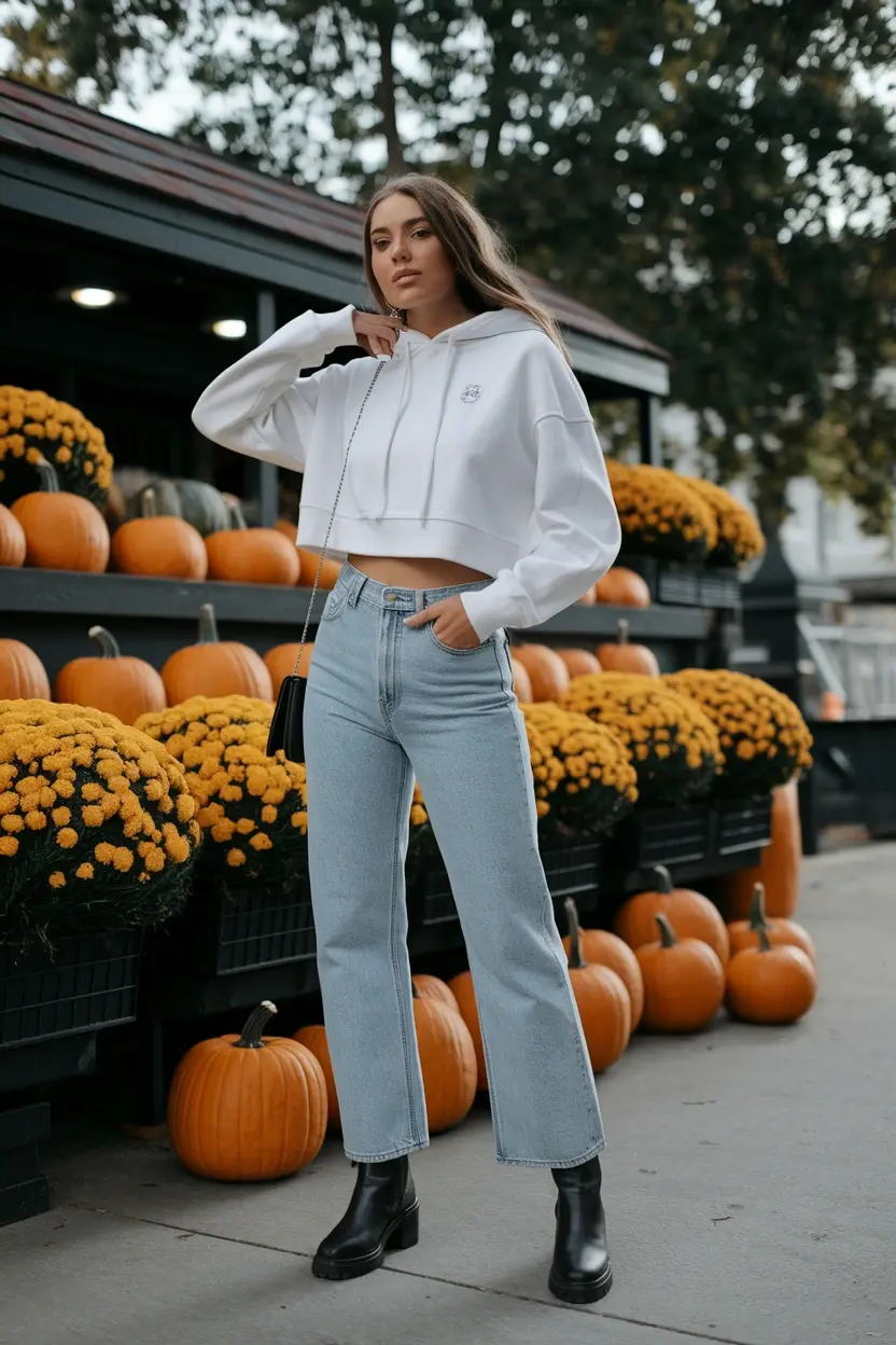 27 Fall Pumpkin Patch Outfit Ideas 15 Ankle Boots Casual Set