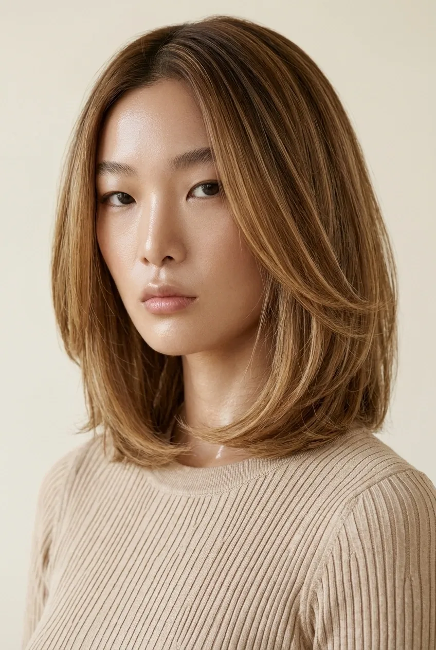 30 Trendy Long Bob Haircuts with Layers 18 Balayage Layered Lob