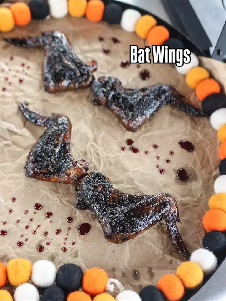 7 Halloween BBQ Recipes: Spooky Grilled Food Ideas for Your Party 6 Bat Wings Chicken Wings