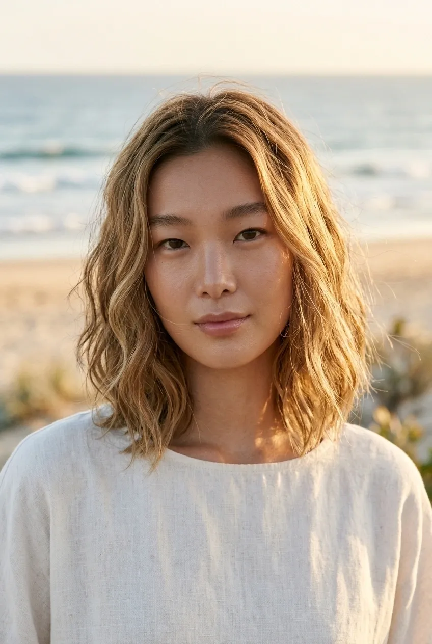 30 Trendy Long Bob Haircuts with Layers 23 Beachy Wave Bob
