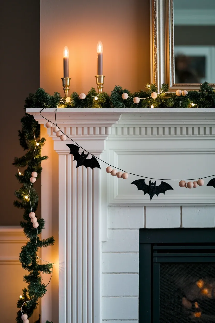 41 Halloween Crafts for Adults 8 Beaded Bat Garland