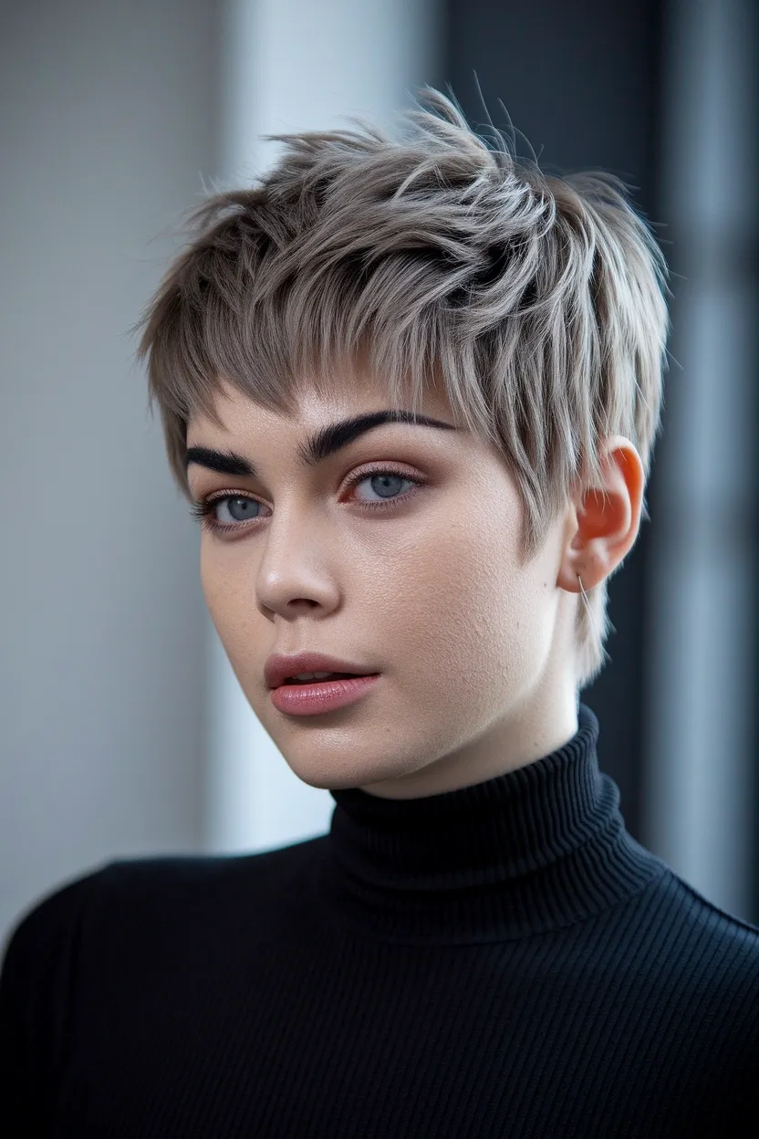 24 Best Haircuts for Women With Round Faces to Try 22 Bixie Haircut Idea
