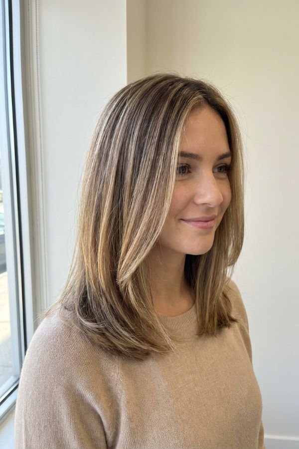 30 Trendy Medium Length Hairstyles You'll Love 18 Bronde Balayage Lob