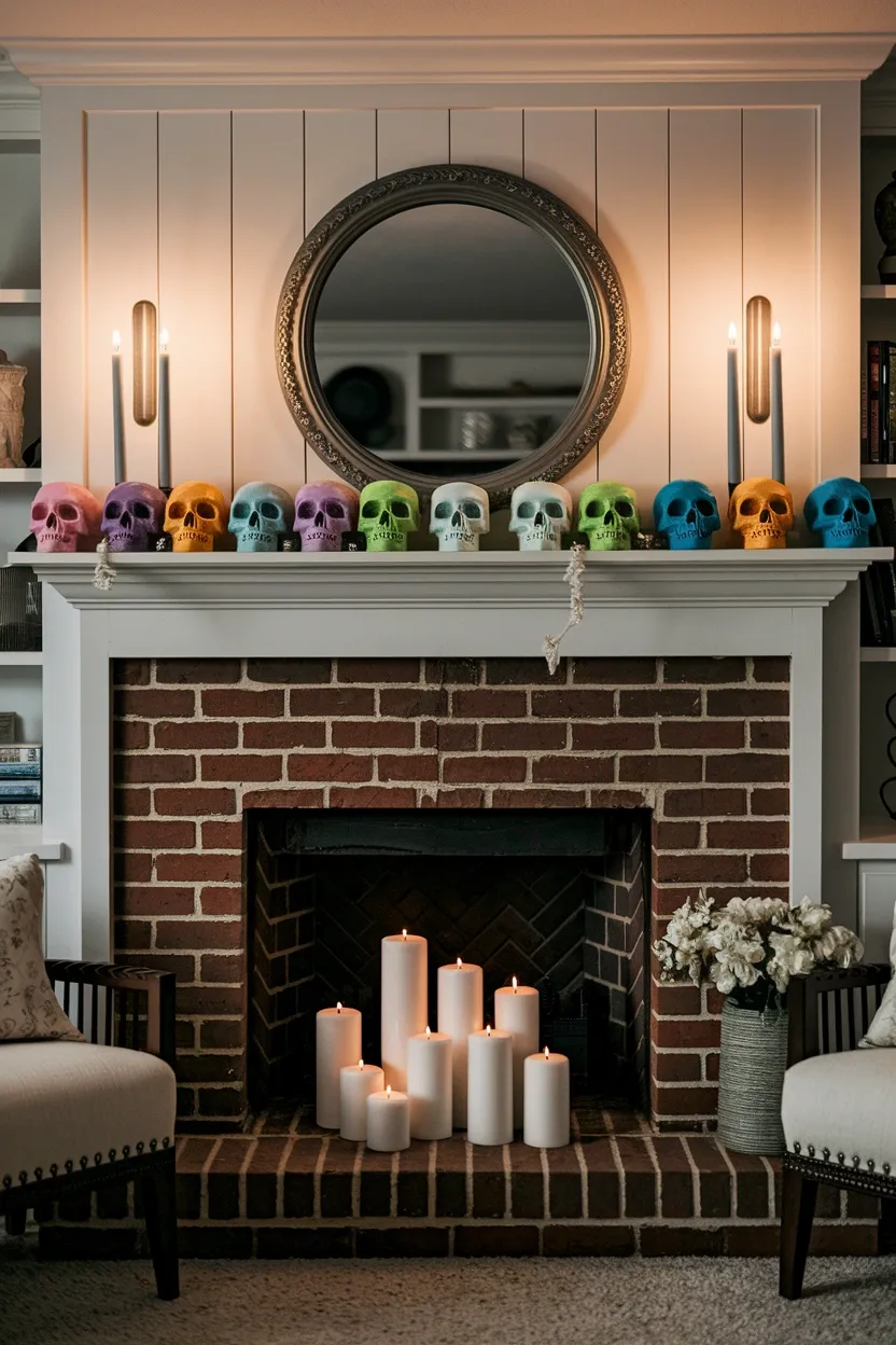 23 Cheap Dollar Store Halloween Decorations 24 Budget Mantel Makeover
