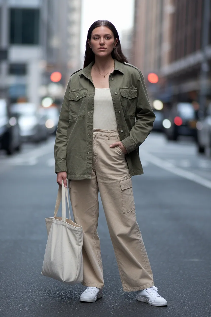 27 Stylish and Trendy Fall Outfit Ideas for 2026 5 Cargo Pants Utility Set