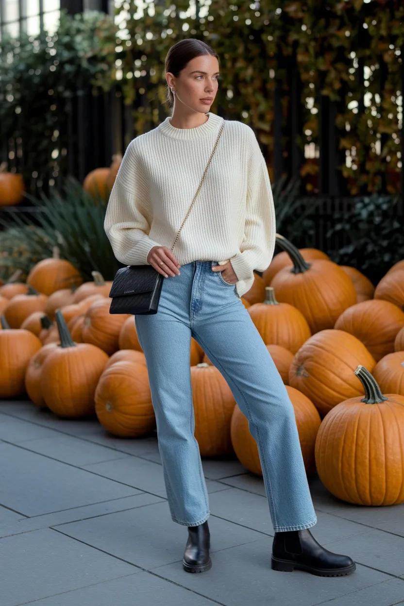 23 Casual Pumpkin Patch Outfit Ideas 8 Chelsea Boots Casual Set