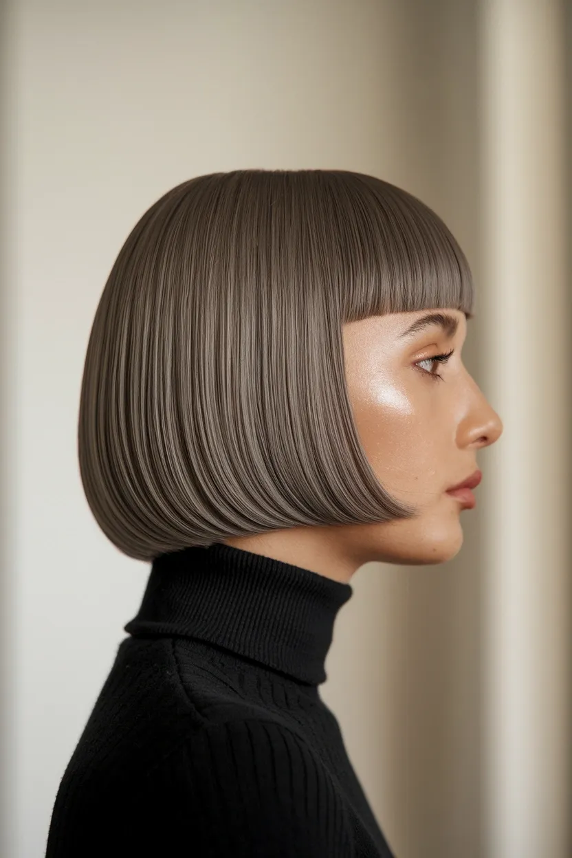 24 Best Haircuts for Women With Round Faces to Try 18 Chin Length Bob