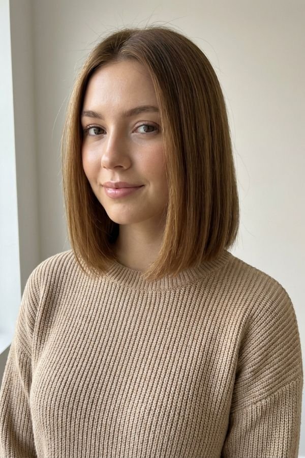 30 Trendy Medium Length Hairstyles You'll Love 9 Collarbone Length Bob