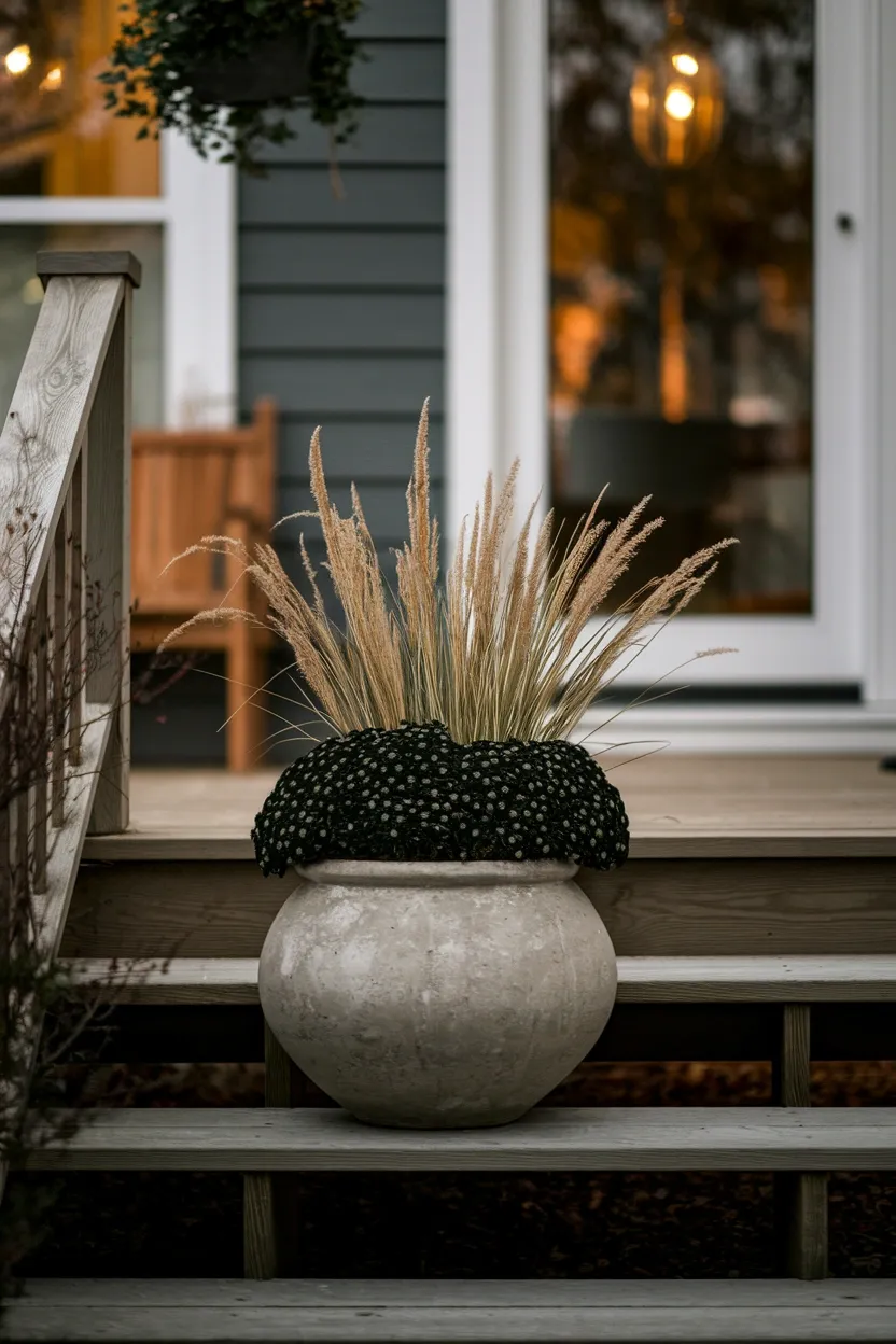 41 Halloween Crafts for Adults 33 Concrete Cauldron Planter