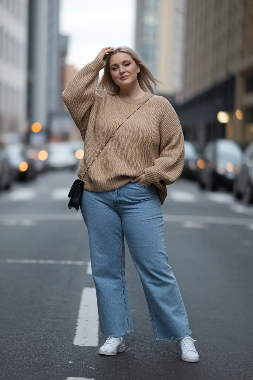 27 Flattering Outfit Ideas for Chubby Girls 27 Confident Weekend Casual Set