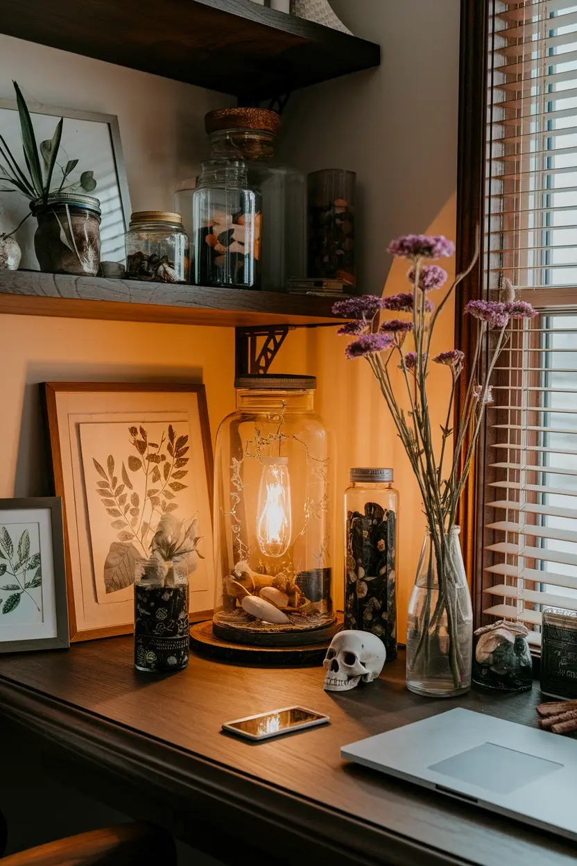 25 Unconventional Halloween Crafts for Adults 24 Curiosities Corner Vignette
