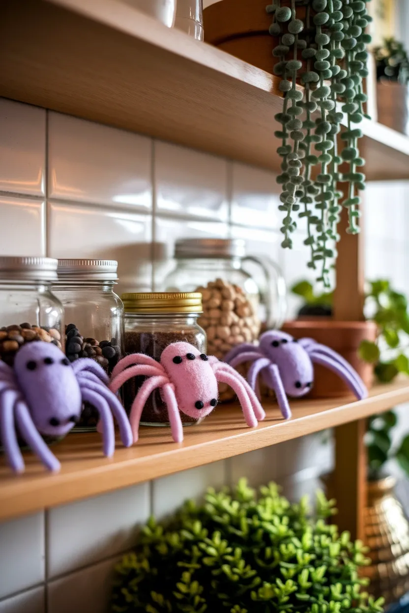 27 Whimsical Halloween Decor Ideas for a Fun Spooky Season 16 Cute Spider Accents