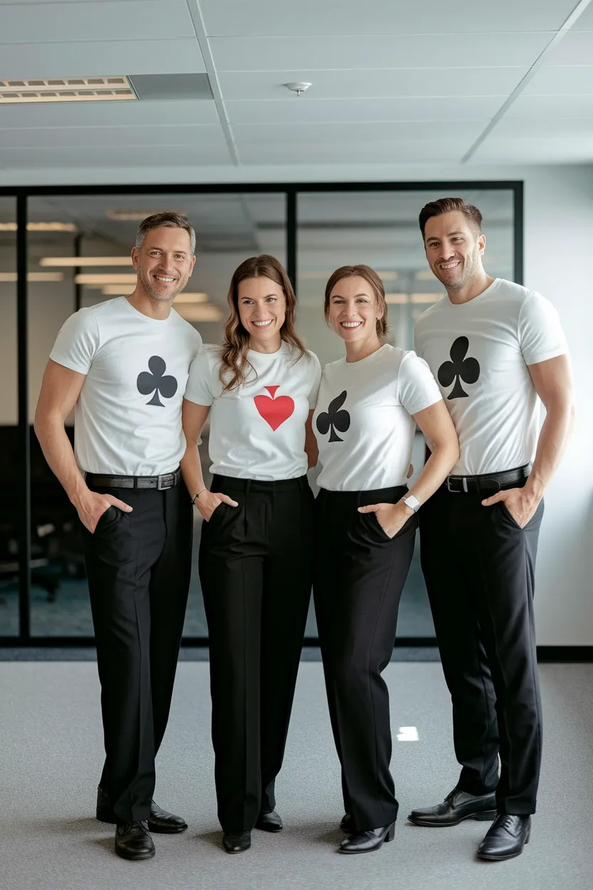 27 Work Appropriate Halloween Costume Ideas for the Office 26 Deck Of Cards Group