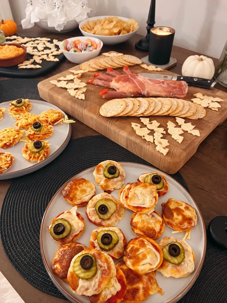 45 Halloween Potluck Recipes Everyone Will Want to Try 40 Eyeball Pizza Bites