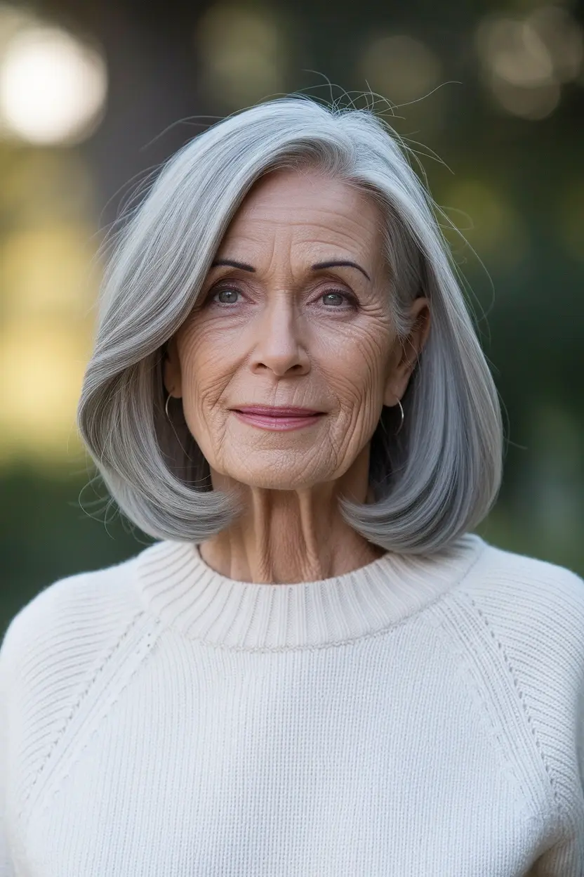 50 Gorgeous Hairstyles for Women Over 60 11 Face Framing Layers 3
