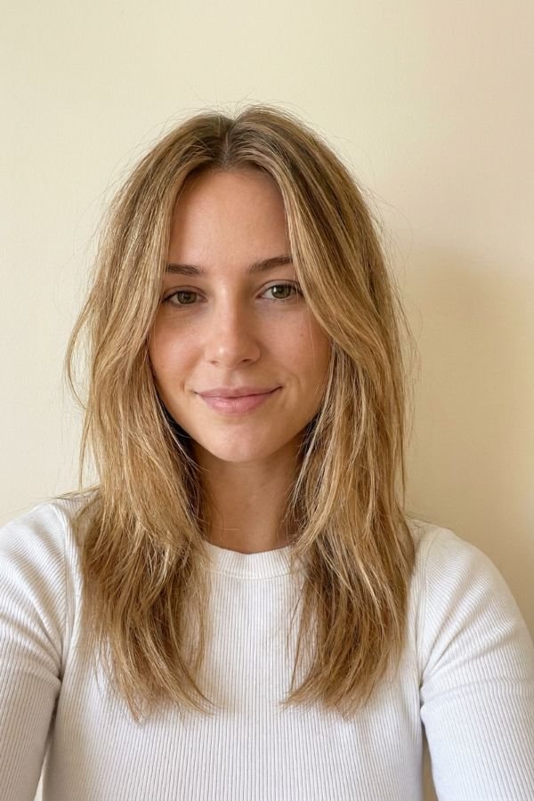 30 Trendy Medium Length Hairstyles You'll Love 11 Face Framing Layers