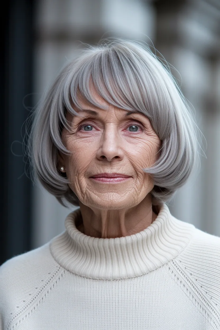 50 Gorgeous Hairstyles for Women Over 60 43 Face Lifting Layered Cut