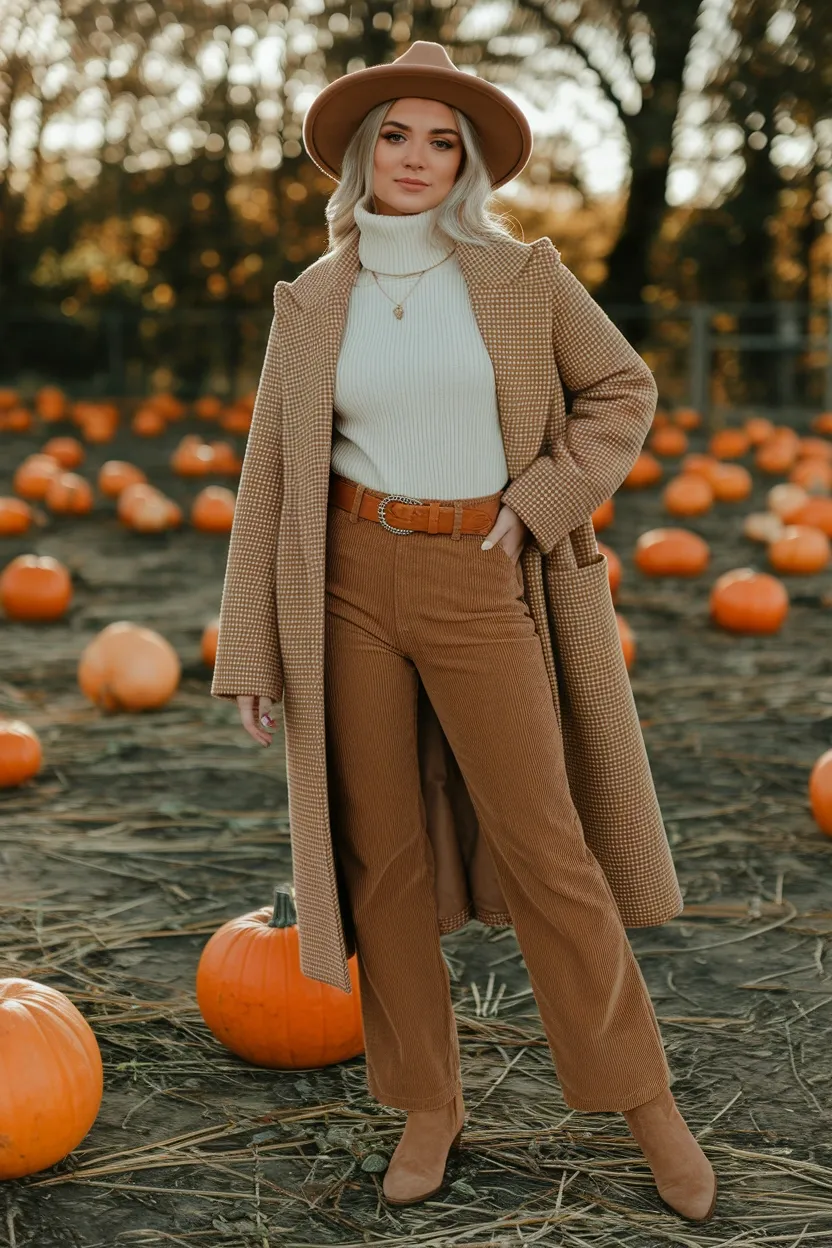 27 Fall Pumpkin Patch Outfit Ideas 12 Fedora Hat Fall Look
