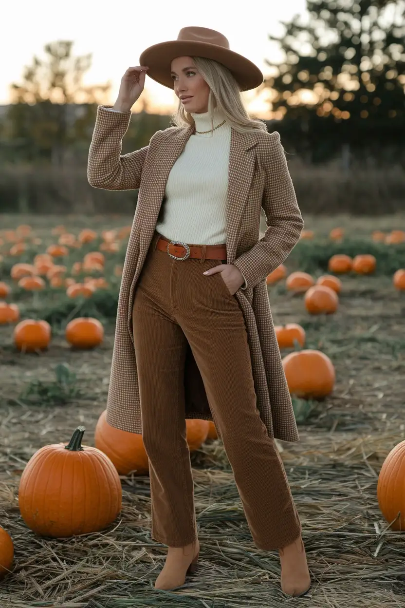 25 Pumpkin Patch Outfit Ideas 9 Felt Hat Autumn Style