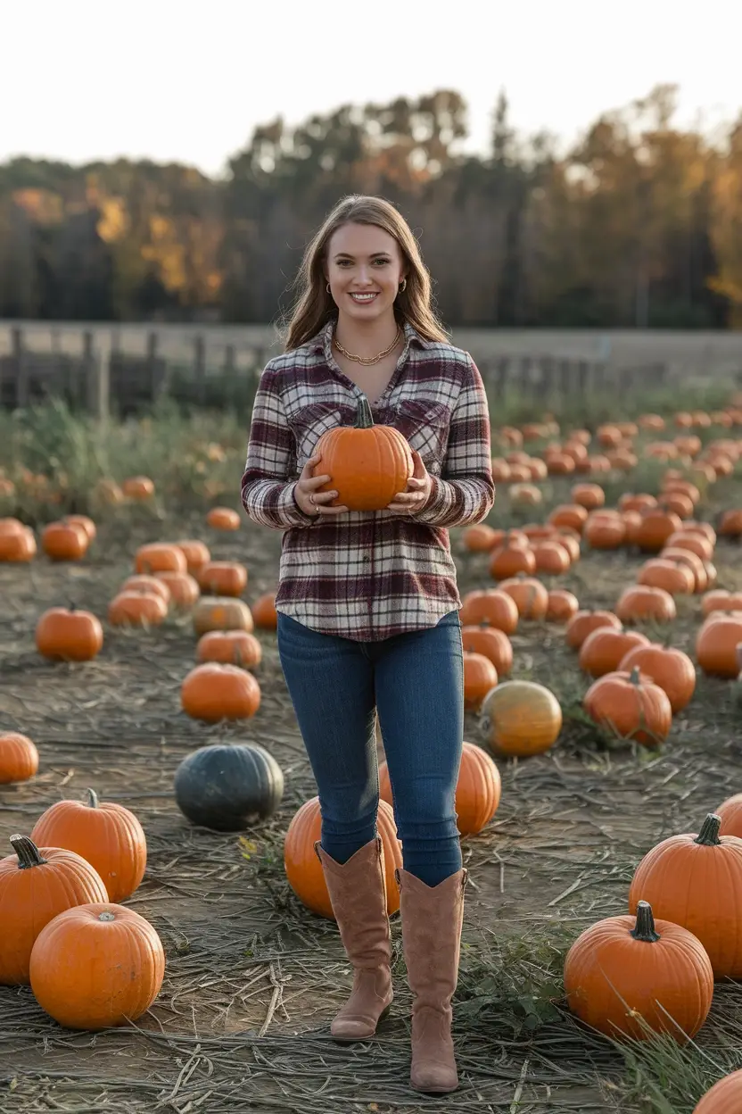 25 Pumpkin Patch Outfit Ideas 26 Final Rustic Fall Touch