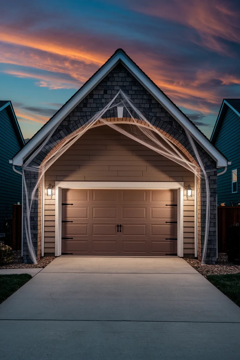 27 Wicked Halloween Archway Ideas 18 Garage Door Frame Arch
