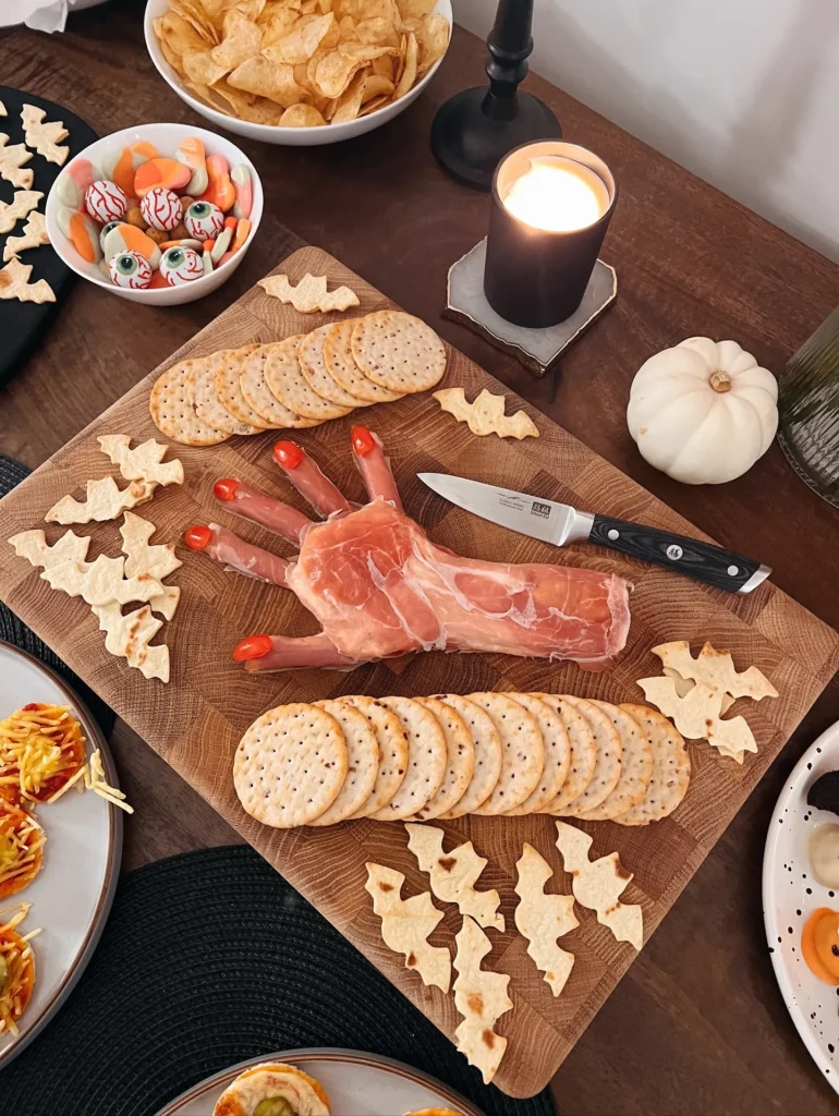45 Halloween Potluck Recipes Everyone Will Want to Try 38 Gruesome Charcuterie & Cheese Hand