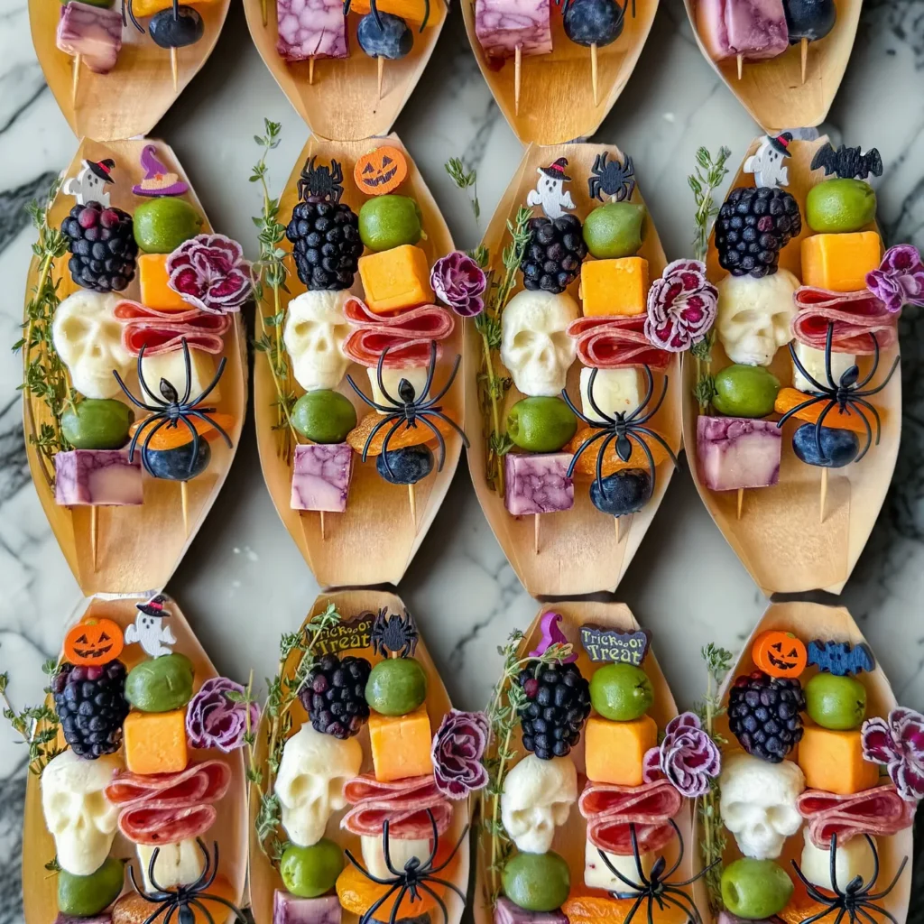 45 Halloween Potluck Recipes Everyone Will Want to Try 13 Halloween Charcuterie Snack Boats