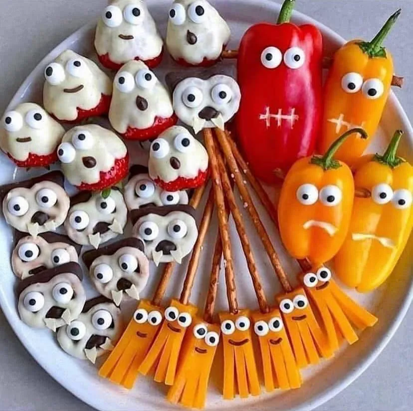 45 Halloween Potluck Recipes Everyone Will Want to Try 30 Halloween Cheese Broomsticks and Monster Bites